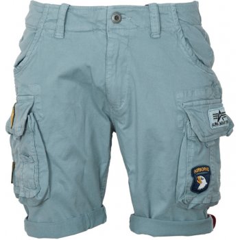 Alpha Industries kalhoty krátké Crew Short Patch greyblue