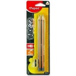 Maped Black´Peps Jumbo tužka 2 ks + ořezávátko 54041 – Zboží Živě