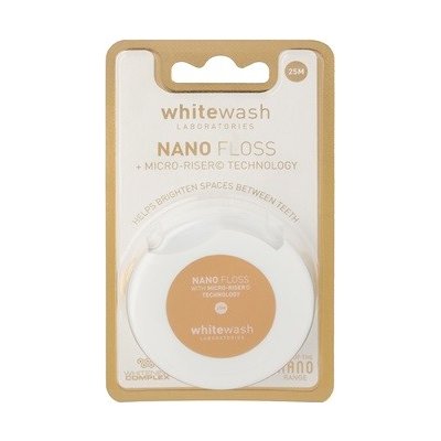 Whitewash Nano dentální nit s bělicím účinkem Nano Floss a Micro-Riser Technology 25 m