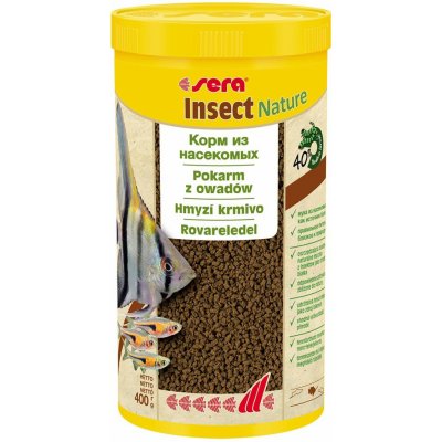 Sera Insect Nature 400 g, 1 l – Zbozi.Blesk.cz