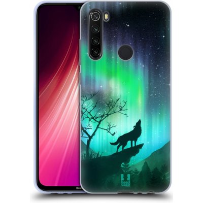 Pouzdro Head Case Xiaomi Redmi Note 8T POLÁRNÍ ZÁŘE VLK