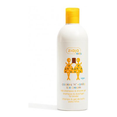 Ziaja Kids šampon a sprchový gel 2v1 s vůní sušenky a vanilky 400 ml – Zboží Dáma