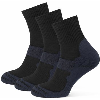 Zulu ponožky Merino Men 3-pack černá