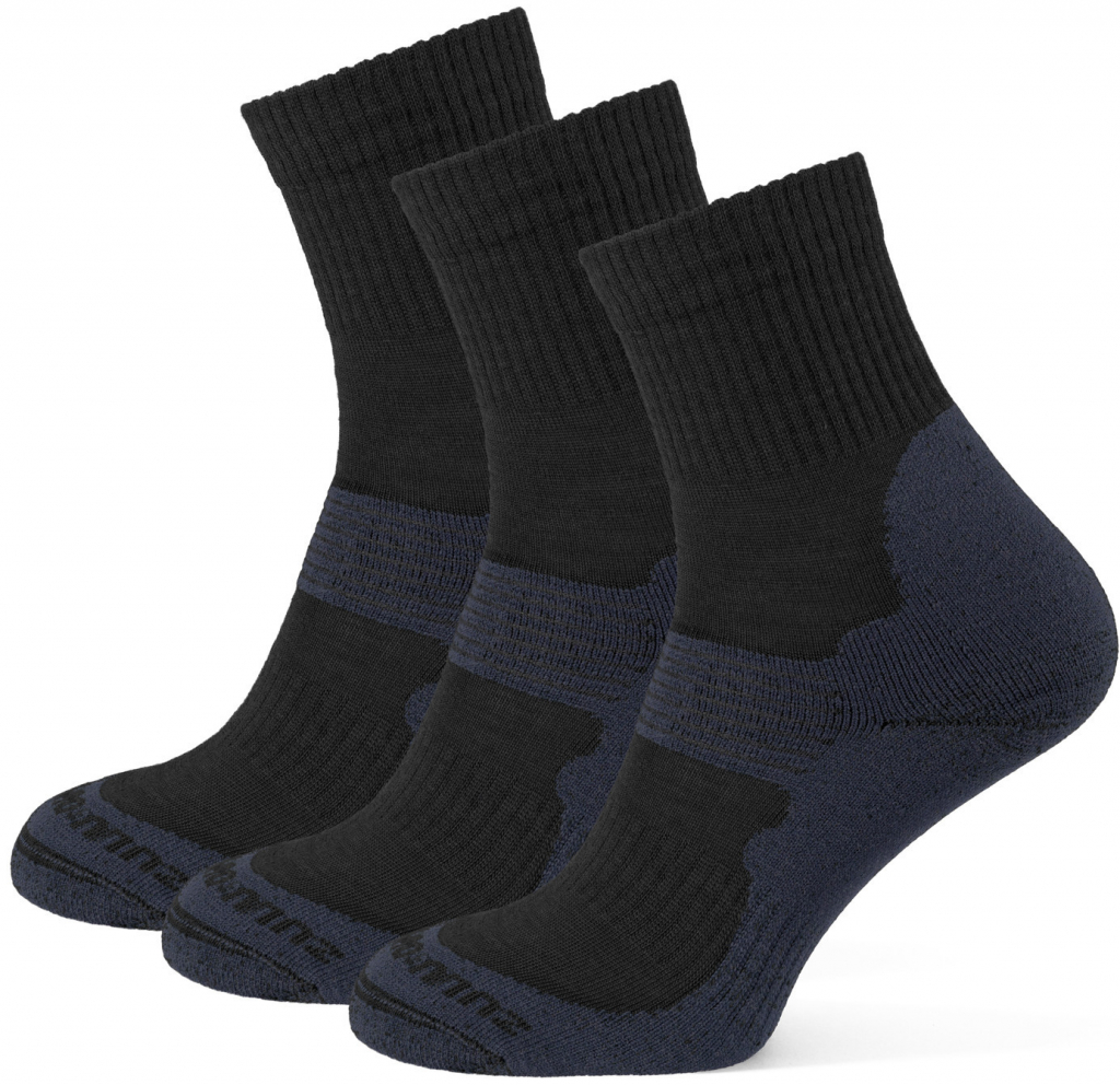 Zulu ponožky Merino Men 3-pack černá