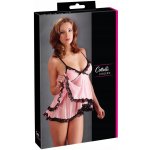 Cottelli LINGERIE Sexy růžová Noční košilka s krajkou – Zboží Dáma