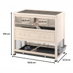 Ferplast Cottage 107,5 x 61,5 x 102 cm – Hledejceny.cz