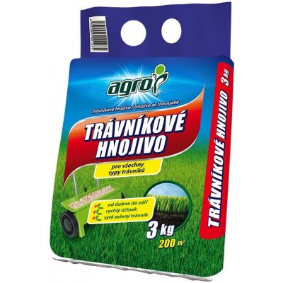 Agro Trávníkové hnojivo 3 kg – Zboží Mobilmania