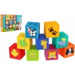 Teddies 59714 Gumové kostky 9 ks 5x5cm – Zboží Živě
