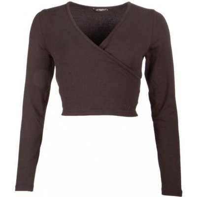 Papillon Cross-over zavinovací svetr černá – Zboží Dáma