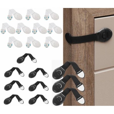 Ruhhy Bezpečnostní zámek na skříně 10 ks černá – Hledejceny.cz