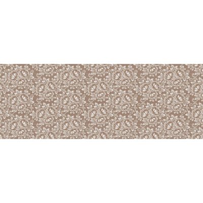 Sanem Plastik 1142 PVC ubrus Florista krajka na hnědé hnědá role 20 m 140cm x2000cm