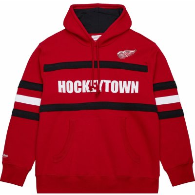 Mitchell & Ness mikina Detroit Red Wings Head Coach Hoodie Current Logo – Hledejceny.cz