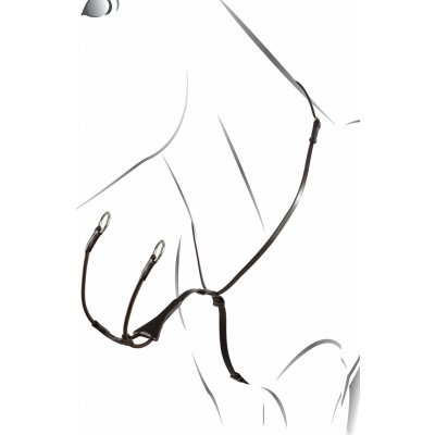 EQUESTRO Martingal kožený Melanie černý – Zboží Dáma