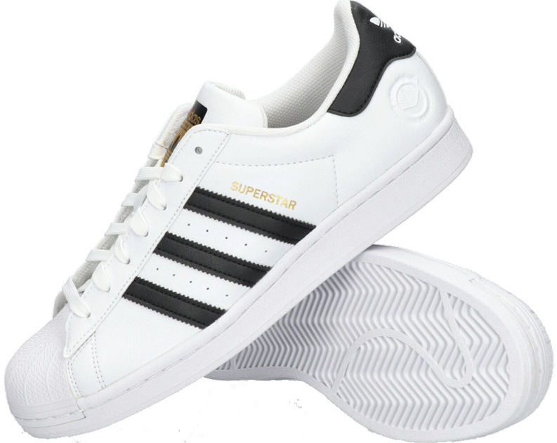 adidas Superstar Vegan cloud white/core black/green