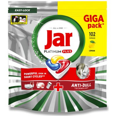 Jar kapsle do myčky Platinum Plus Yellow 102 ks – Hledejceny.cz