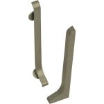 Acara pravá koncovka AP38 hliník elox titan 60 mm 2 ks – Zboží Mobilmania