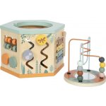 small foot Motorická kostka se 7 hracími plochami Safari – Sleviste.cz