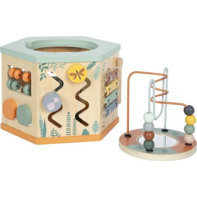 small foot Motorická kostka se 7 hracími plochami Safari – Sleviste.cz