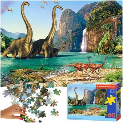 Castorland Dinosauří svět 60 dílků – Zboží Mobilmania