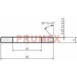 Podložka plochá zkosená DIN 125B M12 zinkovaná ocel 100HV (13x24x2,5) – Hledejceny.cz