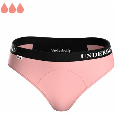 Underbelly menstruační kalhotky UNIVERS růžová černá z polyamidu Pro střední až silnější menstruaci