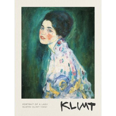 Obrazová reprodukce Portrait of a Lady - Gustav Klimt, (30 x 40 cm) – Zboží Mobilmania