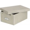Úložný box Bigso Box of Sweden úložný box Karin 22.5 x 13.5 x 31.5 cm bílá béžová