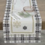 Eurofirany vánoční GOBELÍNOVÝ běhoun ANGEL 45X140cm – Sleviste.cz