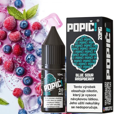 POPIČ! Blue Sour Raspberry 10 ml 20 mg – Zboží Mobilmania