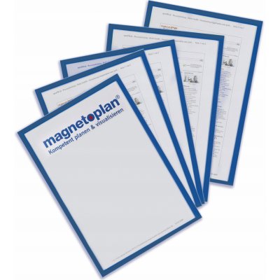Magnetofix Magnetický rámeček Magnetoplan A4 modrý 5 ks – Zbozi.Blesk.cz