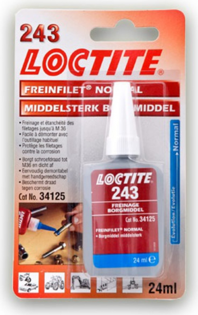 LOCTITE 243 zajišťovač šroubů SP 24g