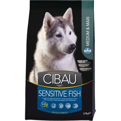 Cibau Dog Adult Sensitive Fish Medium & Maxi 2 x 12 Kg – Zboží Mobilmania