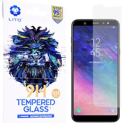 Lito 2.5D Classic Glass - Samsung Galaxy A6 Plus 2018 - Clear KF233344 – Zbozi.Blesk.cz