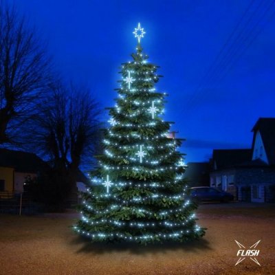 DECOLED, DLED TFS2025 LED světelná sada na stromy vysoké 6-8m, ledová bílá s Flash, dekory EFD15S2 – Hledejceny.cz