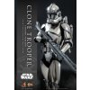 Sběratelská figurka Hot Toys Star Wars Clone Trooper Chrome Version 2022 Convention Exclusive 30 cm