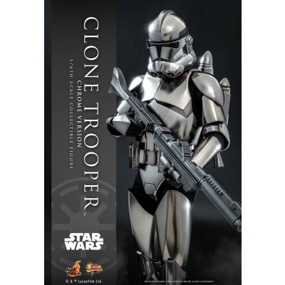 Hot Toys Star Wars Clone Trooper Chrome Version 2022 Convention Exclusive 30 cm – Zboží Mobilmania