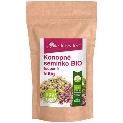 Zdravý den Konopné semínko BIO loupané 500 g