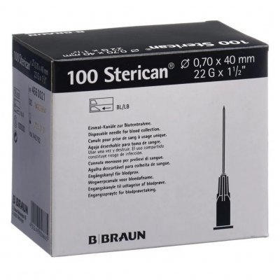 Sterican Jehla injekční černá 0,7 x 40 100 ks BB4660021 – Zboží Dáma
