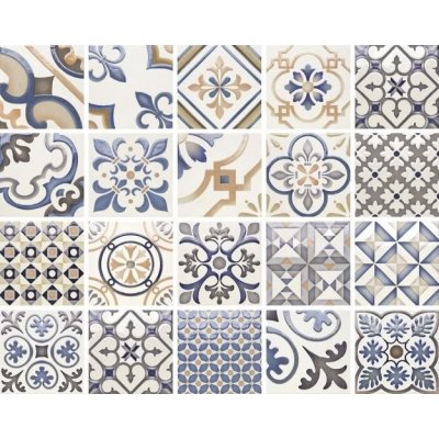 Elios Ceramica Sevilla Decoro Mix 20 x 20 cm 00S2000, 1,4m² – Zboží Mobilmania