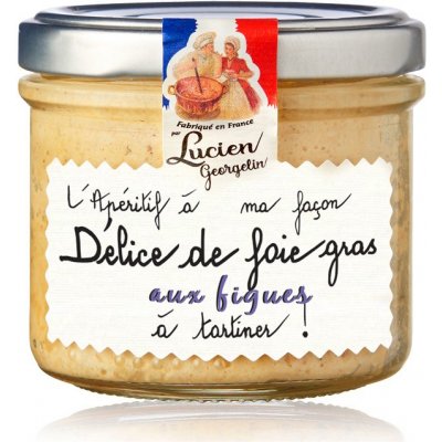 Lucien Georgelin Kachní Foie Gras s fíky 100 g – Zboží Dáma