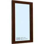 Kömmerling balkonové dveře 70 AD OS pravé tmavý dub/tmavý dub 90 x 200 cm jednostranná klika + madýlko + PVC rám – Hledejceny.cz