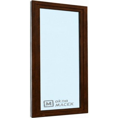 Kömmerling balkonové dveře 70 AD OS pravé tmavý dub/tmavý dub 90 x 200 cm jednostranná klika + madýlko + PVC rám – Hledejceny.cz