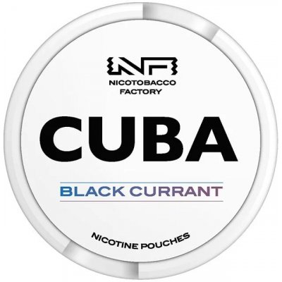 Cuba White Blackcurrant Slim 20 mg/g 20 sáčků – Hledejceny.cz