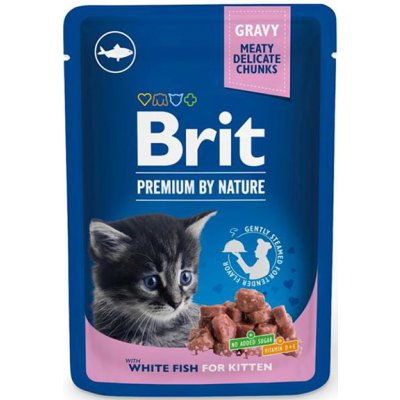 Brit Premium Cat White Fish for Kitten 100 g – Zboží Mobilmania