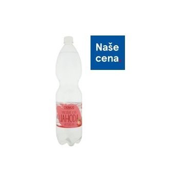 Tesco Minerální voda neperlivá s příchutí jahoda 1,5l