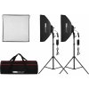 Studiové světlo Phototools 2x Daylight GDL 60x60cm, trvalé LED světlo 5600K