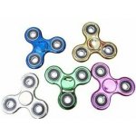Euro Habitat Fidget spinner metalický Modrý – Zboží Mobilmania