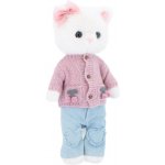 Orange Toys Plyšová kočička Lucky Kitty Sophie Knitted Cherries – Zboží Mobilmania