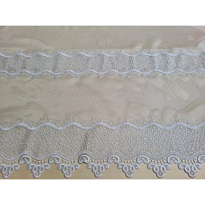 Luxusní vyšívaná záclona GERSTER 11786/0001 280 cm – Hledejceny.cz
