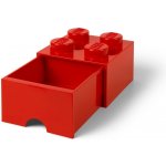 LEGO® úložný box s šuplíkem 25 x 25 x 18 cm červená – Zboží Dáma